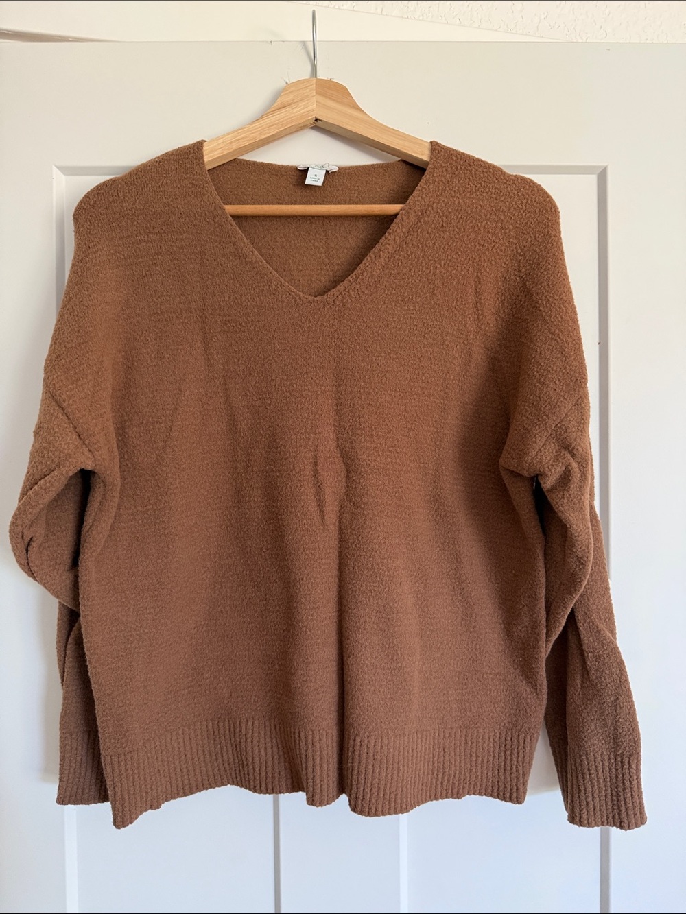 Dip pajama set. Wide-Leg pants and Brown Sweater